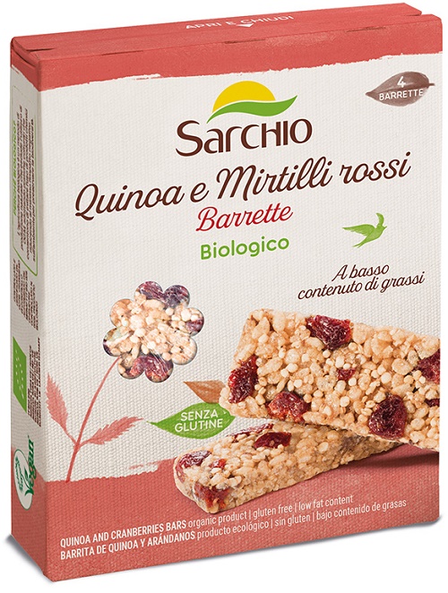 SNACK QUINOA E MIRTILLI ROSSI 80 G - Farmapanda Srl