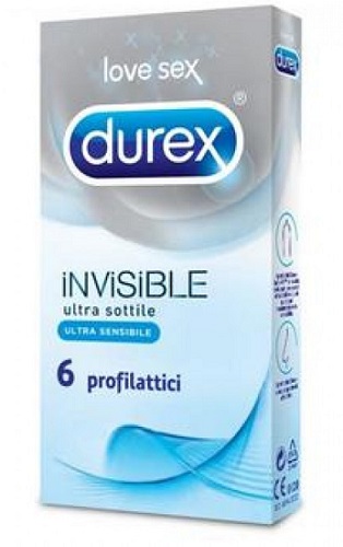 DUREX INVISIBLE PROFILATTICO 6 PEZZI - Farmapanda Srl