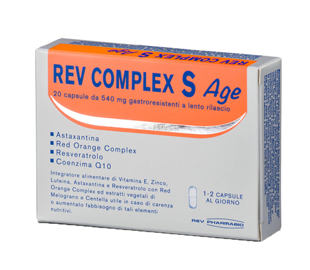 REV COMPLEX S AGE 20 CAPSULE - Farmapanda Srl