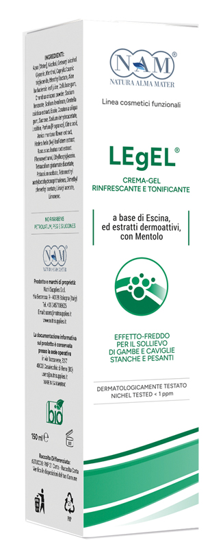 LEGEL CREMA-GEL RIFRESCANTE E TONIFICANTE PER GAMBE 150 ML - Farmapanda Srl
