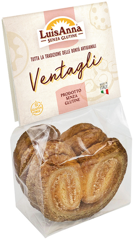 BISCOTTI SFOGLIA VENTAGLI 130 G - Farmapanda Srl