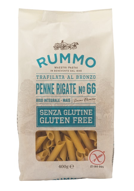 RUMMO PENNE RIGATE N66 DI RISO INTEGRALE E MAIS 400 G - Farmapanda Srl