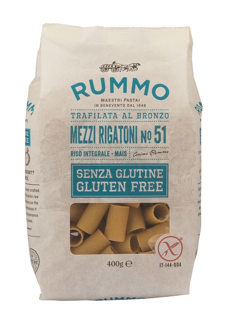 RUMMO MEZZI RIGATONI N51 DI RISO INTEGRALE E MAIS 400 G - Farmapanda Srl