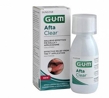 GUM AFTACLEAR RINSE 120 ML COLLUTORIO - Farmapanda Srl