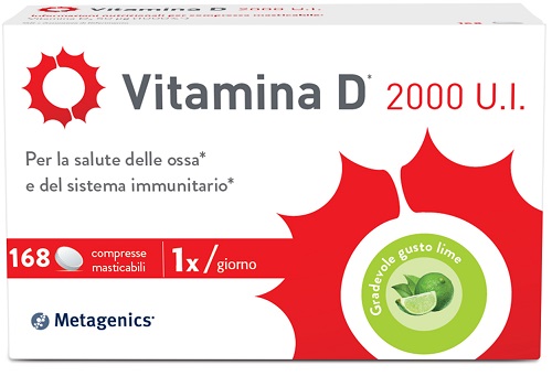 VITAMINA D 2000 UI 168 COMPRESSE MASTICABILI - Farmapanda Srl