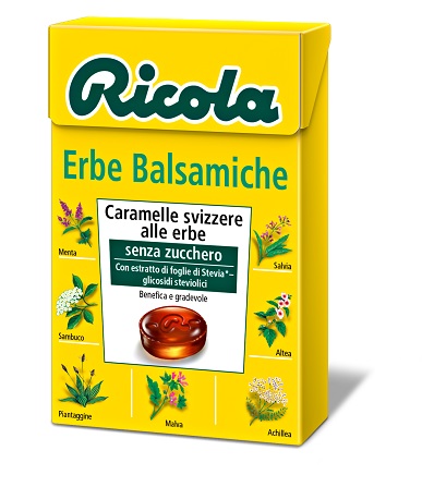 RICOLA ERBE BALSAMICHE SENZA ZUCCHERO 50 G - Farmapanda Srl