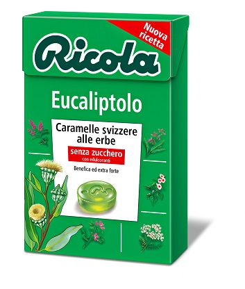 RICOLA EUCALIPTOLO SENZA ZUCCHERO 50 G - Farmapanda Srl