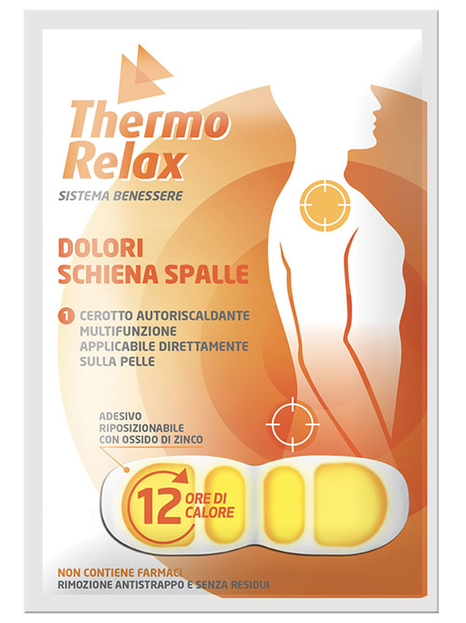 THERMORELAX CEROTTO AUTORISCALDANTE DOLORE SCHIENA/SPALLE 1 PEZZO - Farmapanda Srl