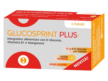 GLUCOSPRINT PLUS ARANCIA 6 FIALOIDI DA 25 ML - Farmapanda Srl