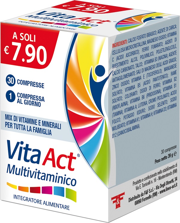 VITA ACT MULTIVITAMINICO 30 COMPRESSE - Farmapanda Srl