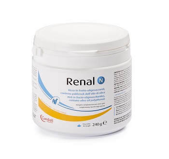 RENAL N MANGIME COMPLEMENTARE PER CANI E GATTI BARATTOLO 240 G - Farmapanda Srl