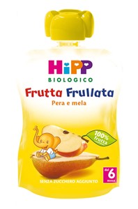 HIPP BIO FRUTTA FRULLATA PERA MELA 90 G - Farmapanda Srl