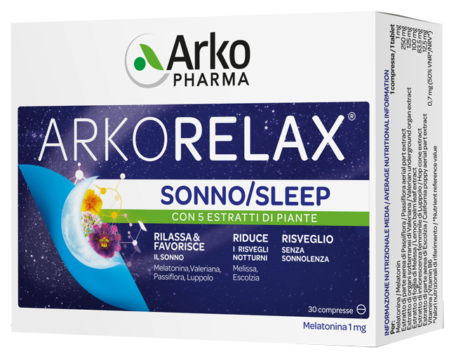 ARKORELAX SONNO 30 COMPRESSE - Farmapanda Srl