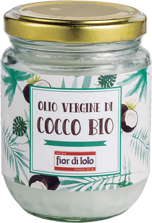 FIOR DI LOTO OLIO VERGINE DI COCCO BIO 200 ML - Farmapanda Srl