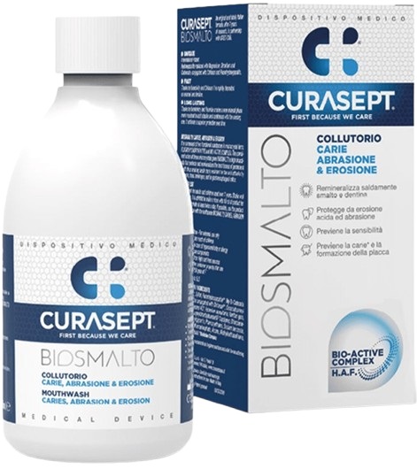 CURASEPT BIOSMALTO COLLUTORIO CARIE ABRASIONE&EROSIONE 300 ML - Farmapanda Srl