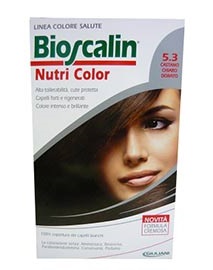 BIOSCALIN NUTRI COLOR 5,3 CASTANO CHIARO DORATO SINCROB 124 ML - Farmapanda Srl