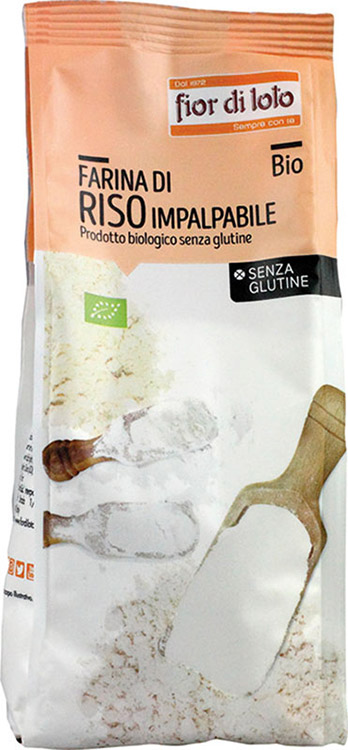 FARINA RISO IMPALPABILE SENZA GLUTINE BIO 375 G - Farmapanda Srl