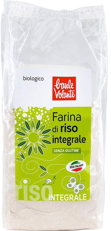 FARINA RISO INTEGRALE SENZA GLUTINE BIO 375 G - Farmapanda Srl