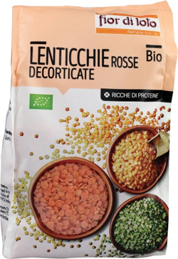 LENTICCHIE PICCOLE ROSSE DECORTICATE BIO 400 G - Farmapanda Srl