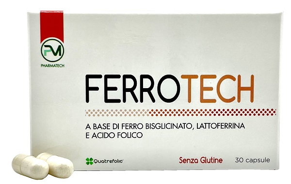 FERROTECH 30 CAPSULE DA 550MG - Farmapanda Srl