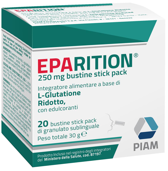 EPARITION 20 BUSTINE STICK PACK DA 250 MG DI GRANULATO SUBLINGUALE - Farmapanda Srl