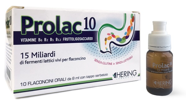 PROLAC10 FERMENTI LATTICI 15 MILIARDI 10 FLACONCINI 8 ML - Farmapanda Srl