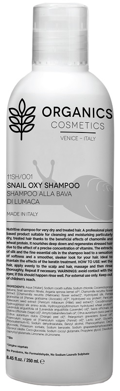 ORGANICS PHARM SNAIL OXY SHAMPOO 250 ML - Farmapanda Srl
