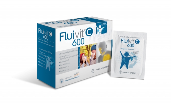 FLUIVIT C 600 14 BUSTINE - Farmapanda Srl