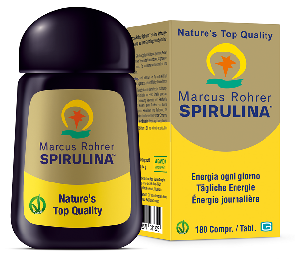 SPIRULINA MARCUS ROHRER 180 COMPRESSE - Farmapanda Srl