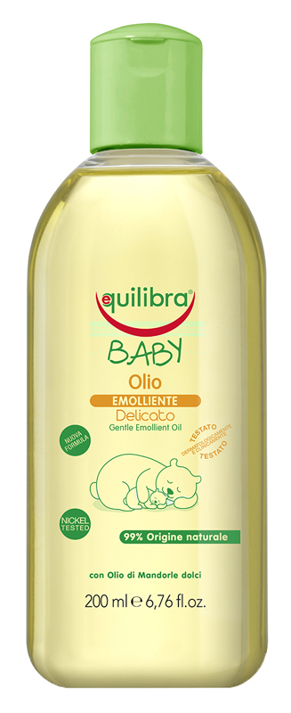 OLIO NATURALE EMOLLIENTE BABY 200 ML - Farmapanda Srl