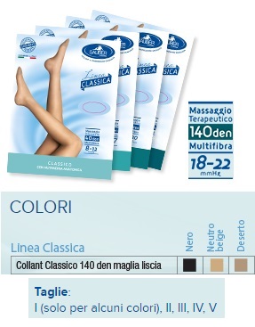 SAUBER COLLANT 140 DENARI MAGLIA LISCIA NEUTRO BEIGE 4 LINEA CLASSICA - Farmapanda Srl