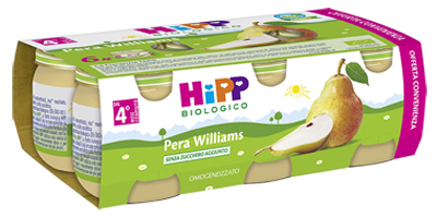 HIPP BIO OMOGENEIZZATO PERA WILLIAMS 6X80 G - Farmapanda Srl