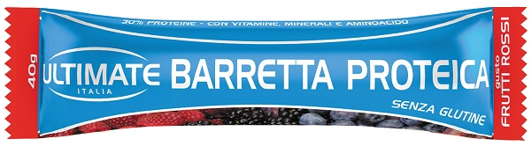 ULTIMATE ITALIA BARRETTA PROTEICA FRUTTI ROSSI 40 G - Farmapanda Srl