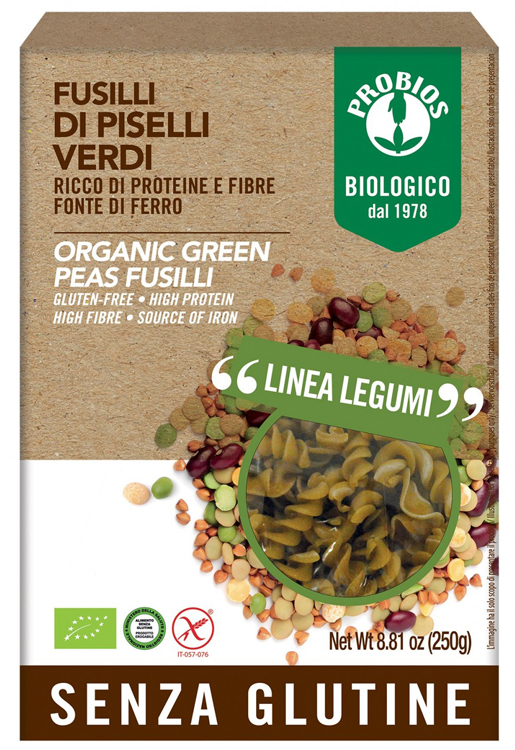 PROBIOS SPECIALITA' DI PISELLI VERDI FUSILLI 250 G - Farmapanda Srl