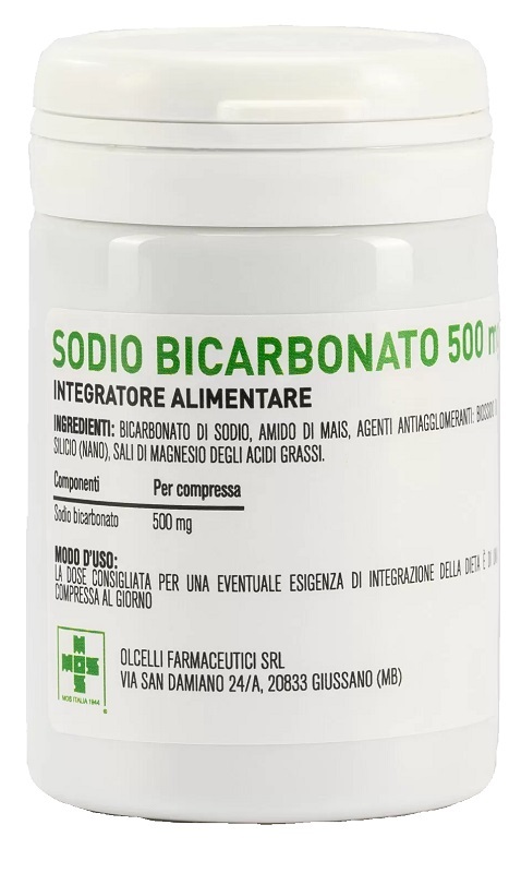 SODIO BICARBONATO 500 MG 100 COMPRESSE - Farmapanda Srl