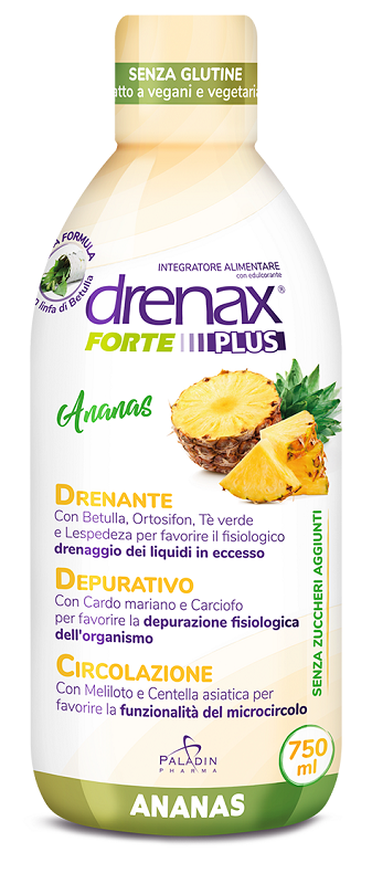 DRENAX FORTE PLUS ESOTICO CON ESTRATTO D'ANANAS 750 ML - Farmapanda Srl