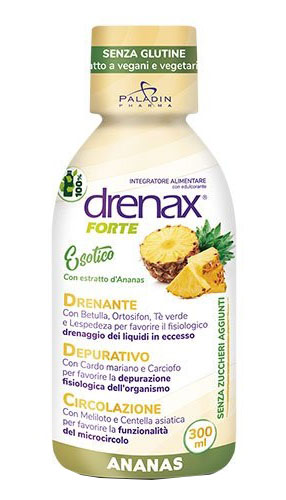 DRENAX FORTE ESOTICO CON ESTRATTO D'ANANAS 300 ML - Farmapanda Srl