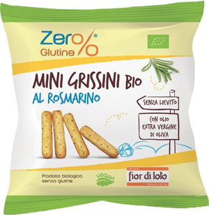 MINI GRISSINI AL ROSMARINO BIO MONOPORZIONE 30 G - Farmapanda Srl