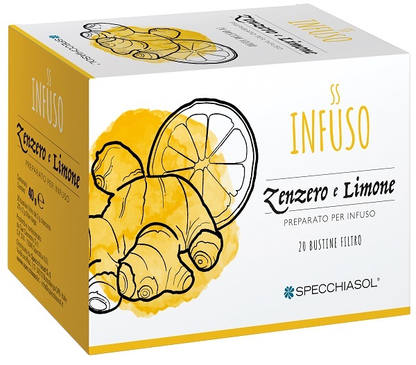 INFUSO TISANA ZENZERO + LIMONE 20 FILTRI - Farmapanda Srl