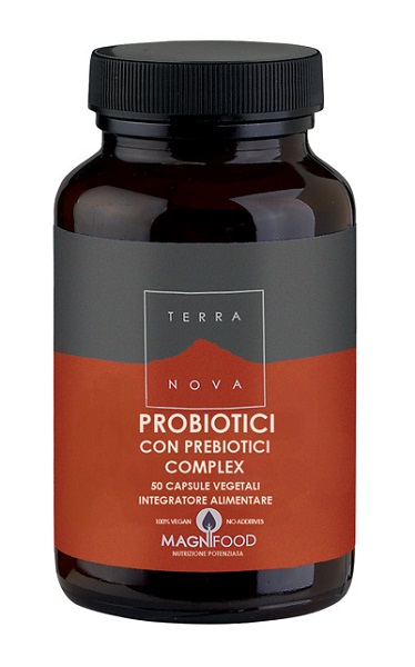 TERRANOVA PROBIOTICI CON PREBIOTICI COMPLEX 50 CAPSULE VEGETALI - Farmapanda Srl