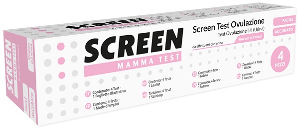 SCREEN TEST RAPIDO OVULAZIONE SCREEN 4 PEZZI - Farmapanda Srl