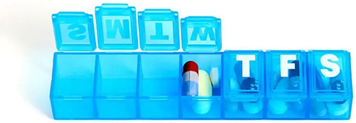 PORTAPILLORE SET MEDSTIMANALE MEDS - Farmapanda Srl