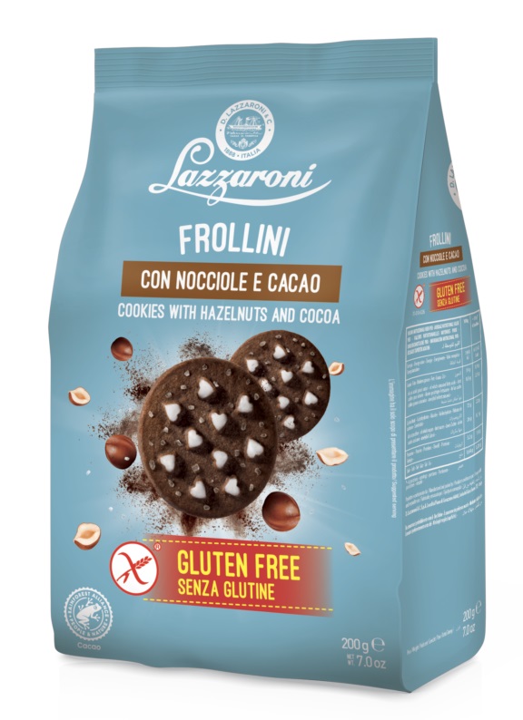 FROLLINI CACAO E NOCCIOLE 200 G - Farmapanda Srl