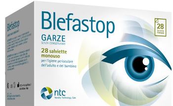 BLEFASTOP GARZA CON HY-TER IN COTONE PIEGATA CON FILO DI BARIO 28 PEZZI - Farmapanda Srl