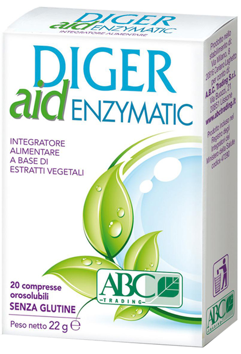 DIGER AID ENZYMATIC 20 COMPRESSE - Farmapanda Srl
