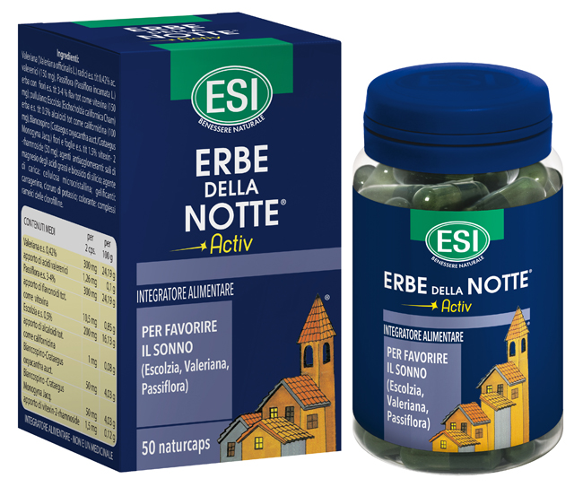 ESI ERBE DELLA NOTTE ACTIV 50 CAPSULE - Farmapanda Srl
