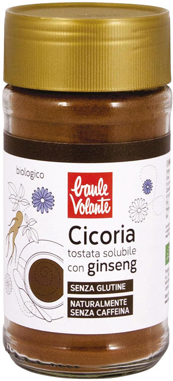 BAULE VOLANTE CICORIA TOSTATA SOLUBILE CON GINSENG 100 G - Farmapanda Srl