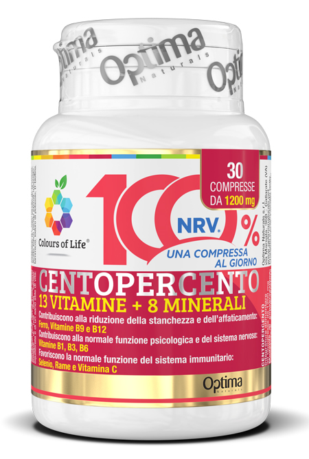 COLOURS OF LIFE CENTOPERCENTO 30 COMPRESSE 1200 MG - Farmapanda Srl