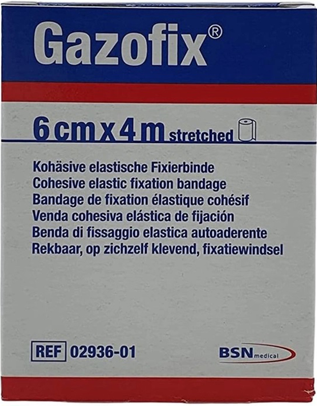 BENDA ELASTICA AUTOADESIVA GAZOFIX 6X400 CM - Farmapanda Srl