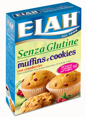 ELAH PREPARATO PER MUFFIN E COOKIES CON CRANBERRIES 190 G - Farmapanda Srl